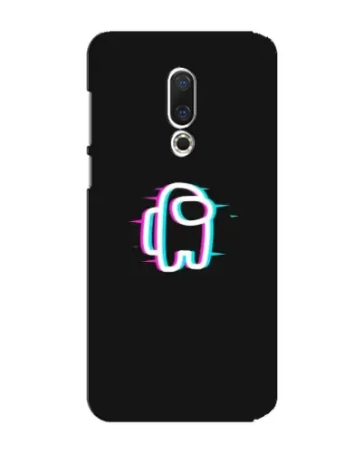Чехол для Meizu 15 Plus с картинкой «Among Us неон»