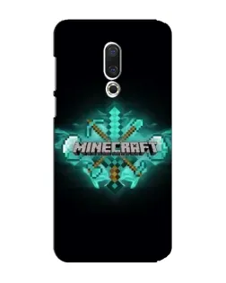 Чехол для Meizu 15 Plus с картинкой «Minecraft Diamond лого»
