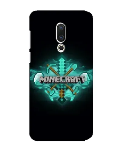 Чехол для Meizu 15 Plus с картинкой «Minecraft Diamond лого»