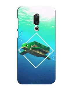 Чохол для Meizu 15 Plus з картинкою «Черепаха Minecraft»
