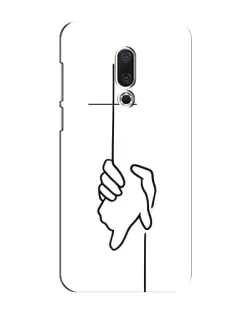 Чохол для Meizu 15 Plus з картинкою «Рука тримає»
