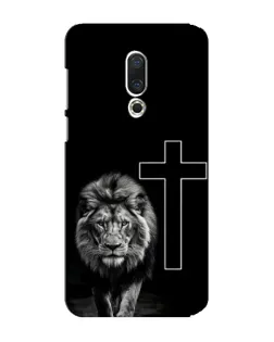 Чохол для Meizu 15 Plus з картинкою «Лев та Хрест»