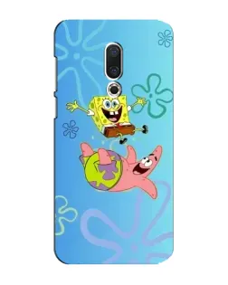 Чехол для Meizu 15 Plus с картинкой «Спанч Боб и Патрик»