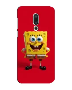 Чехол для Meizu 15 Plus с картинкой «Спанч Боб на красном»