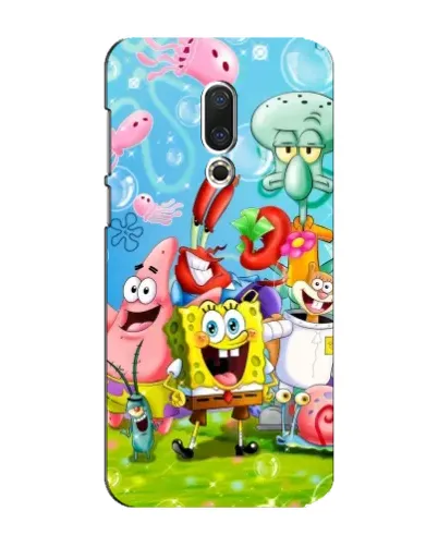 Чохол для Meizu 15 Plus з картинкою «Губка Боб та друзі» Чохол для Meizu 15 Plus з картинкою «Губка Боб та друзі»