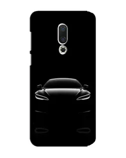 Чехол для Meizu 15 Plus с картинкой «Силуэт Tesla Night»