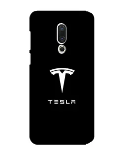Чехол для Meizu 15 Plus с картинкой «Tesla White Logo»