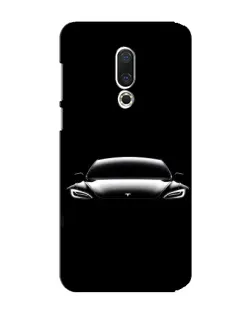 Чехол для Meizu 15 Plus с картинкой «Фары Tesla Night»