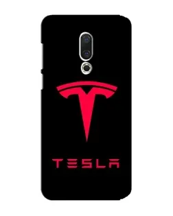 Чехол для Meizu 15 Plus с картинкой «Tesla Red Logo»