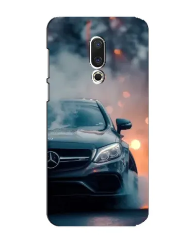 Чехол для Meizu 15 Plus с картинкой «Mercedes — ночной город»