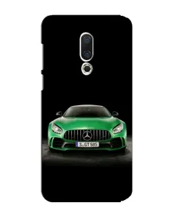 Чехол для Meizu 15 Plus с картинкой «Mercedes — неоновый лого»