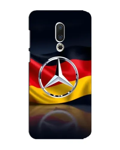 Чехол для Meizu 15 Plus с картинкой «Mercedes — флаг Германии»