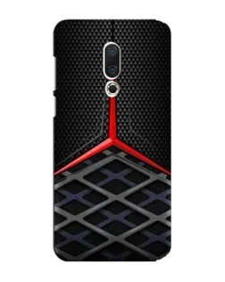 Чехол для Meizu 15 Plus с картинкой «Mercedes Carbon Grid»