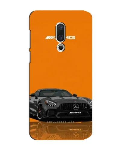 Чехол для Meizu 15 Plus с картинкой «Оранжевый Mercedes AMG»