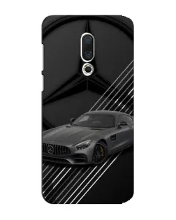 Чехол для Meizu 15 Plus с картинкой «Mercedes AMG — графика»