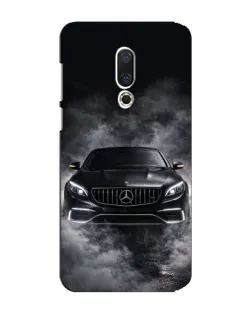 Чехол для Meizu 15 Plus с картинкой «Mercedes в дыму»