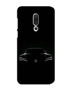Чохол для Meizu 15 Plus з картинкою «Mercedes — силует авто»