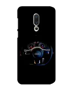 Чехол для Meizu 15 Plus с картинкой «Салон Audi — руль»