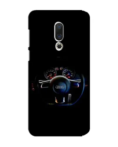 Чехол для Meizu 15 Plus с картинкой «Салон Audi — руль»