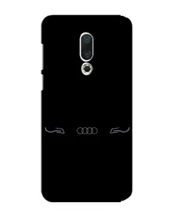 Чехол для Meizu 15 Plus с картинкой «Audi — световой подпись»