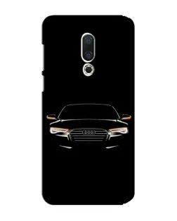 Чехол для Meizu 15 Plus с картинкой «Audi — ночной контур»