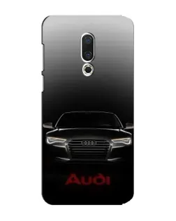 Чехол для Meizu 15 Plus с картинкой «Audi — градиентный контур»