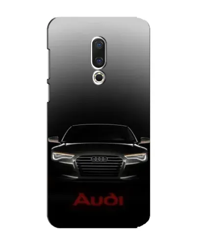 Чехол для Meizu 15 Plus с картинкой «Audi — градиентный контур»