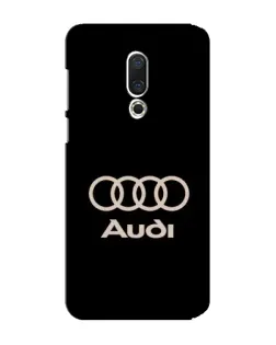 Чехол для Meizu 15 Plus с картинкой «Audi — золотой логотип»