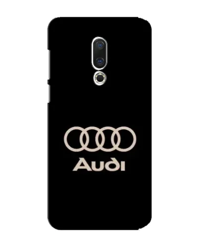 Чехол для Meizu 15 Plus с картинкой «Audi — золотой логотип»