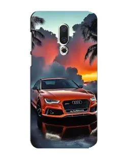 Чехол для Meizu 15 Plus с картинкой «Audi — закат»