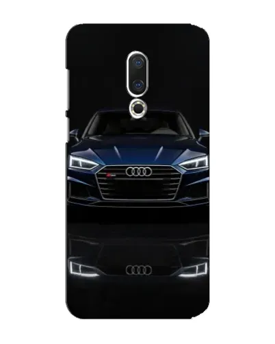 Чехол для Meizu 15 Plus с картинкой «Audi — ночное отражение»