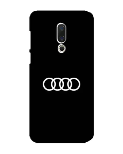 Чехол для Meizu 15 Plus с картинкой «Audi White Logo»