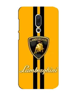 Чехол для Meizu 15 Plus с картинкой «Lamborghini Stripe желтый»