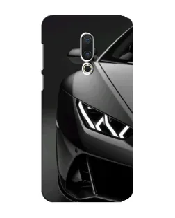 Чехол для Meizu 15 Plus с картинкой «Lamborghini фары детализация»
