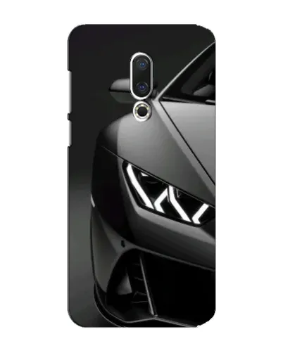 Чехол для Meizu 15 Plus с картинкой «Lamborghini фары детализация»