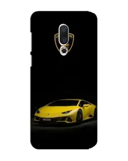 Чехол для Meizu 15 Plus с картинкой «Lamborghini желтый акцент»