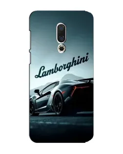 Чехол для Meizu 15 Plus с картинкой «Классическая надпись Lamborghini»