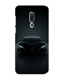 Чехол для Meizu 15 Plus с картинкой «Черный Lamborghini Aventador»