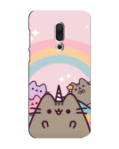 Чехол для Meizu 15 Plus с картинкой «Единорог Pusheen»