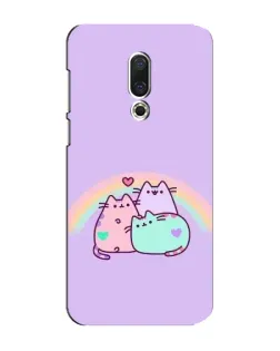 Чехол для Meizu 15 Plus с картинкой «Радужные Пушины»