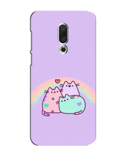 Чехол для Meizu 15 Plus с картинкой «Радужные Пушины»
