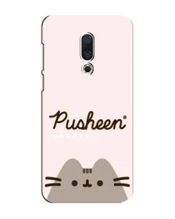 Чехол для Meizu 15 Plus с картинкой «Pusheen логотип»