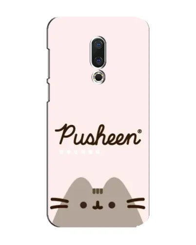 Чехол для Meizu 15 Plus с картинкой «Pusheen логотип»