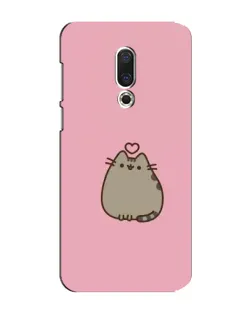 Чехол для Meizu 15 Plus с картинкой «Pusheen сердце»