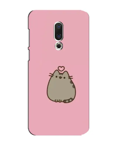 Чехол для Meizu 15 Plus с картинкой «Pusheen сердце»