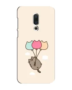 Чехол для Meizu 15 Plus с картинкой «Пушин на шариках»