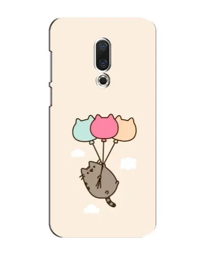 Чехол для Meizu 15 Plus с картинкой «Пушин на шариках»