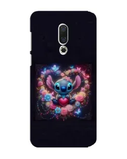 Чехол для Meizu 15 Plus с картинкой «Stitch в цветах» Чехол для Meizu 15 Plus с картинкой «Stitch в цветах»