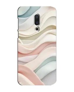 Чехол для Meizu 15 Plus с картинкой «Пастельные нежные волны»