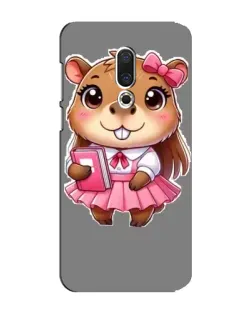 Чехол для Meizu 15 Plus с картинкой «Девочка капибара» Чехол для Meizu 15 Plus с картинкой «Девочка капибара»